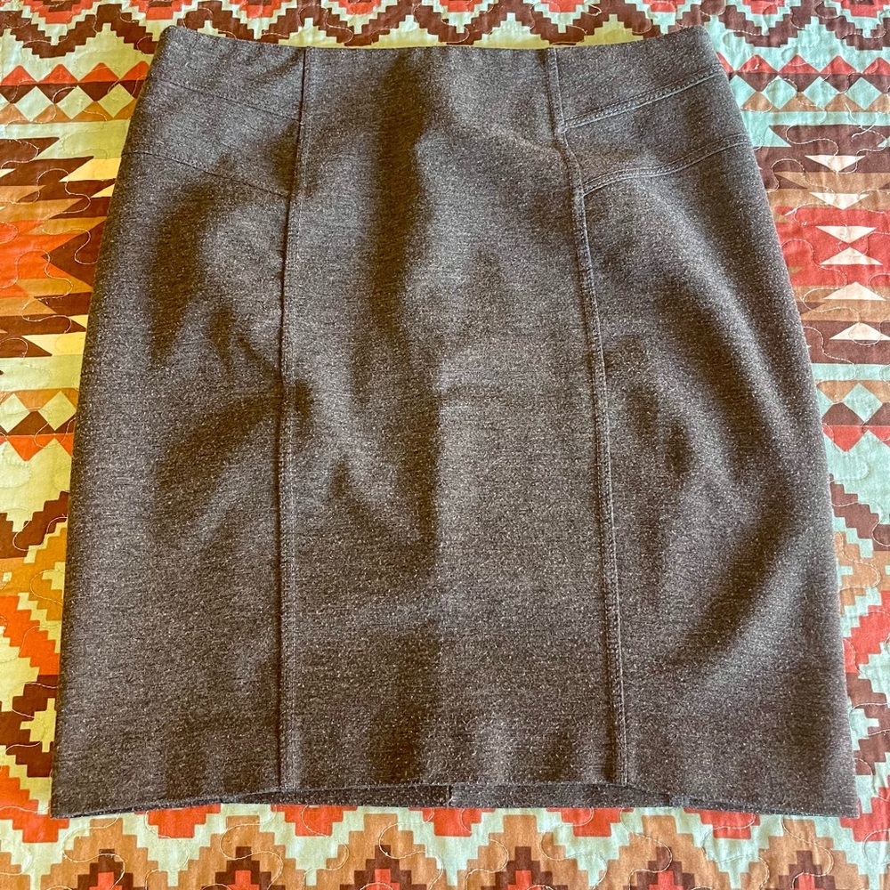New York & Company Charcoal Pencil Skirt